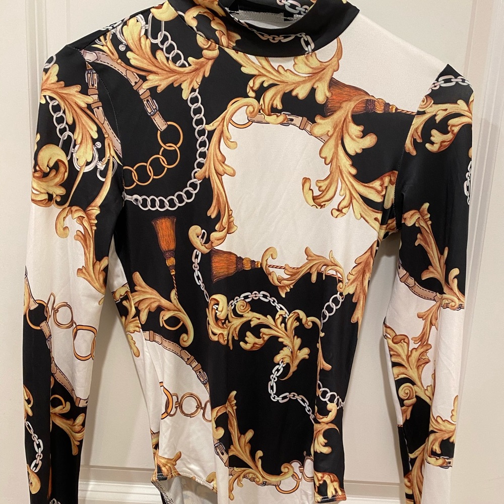 Turtle neck body suit